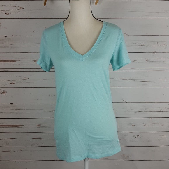 PINK Victoria's Secret Other - VS PINK Aqua Long Sleep Tee L